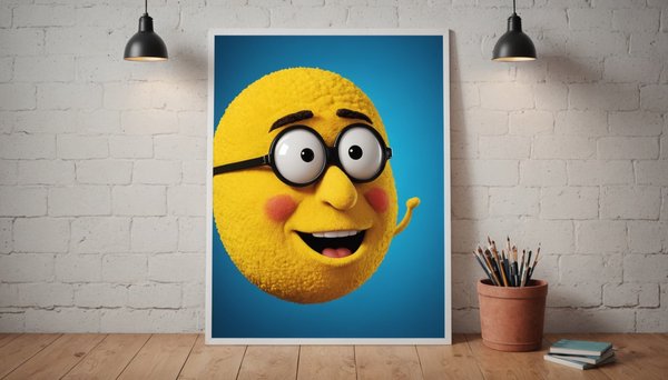 Affiche humoristique : Égayez votre intérieur avec humour